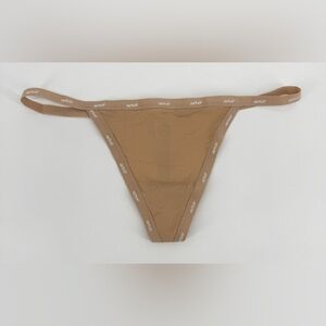 Aerie Beige Thong Panties